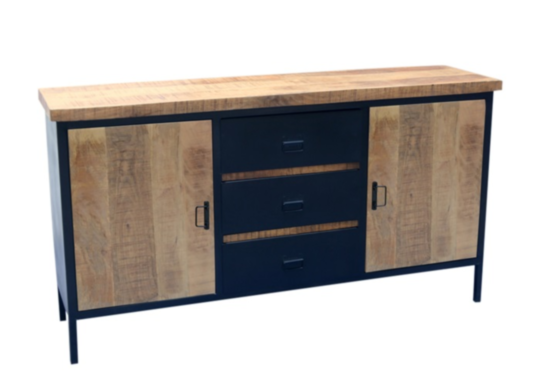 Guus dressoir met 2 deurtjes en 3 lades