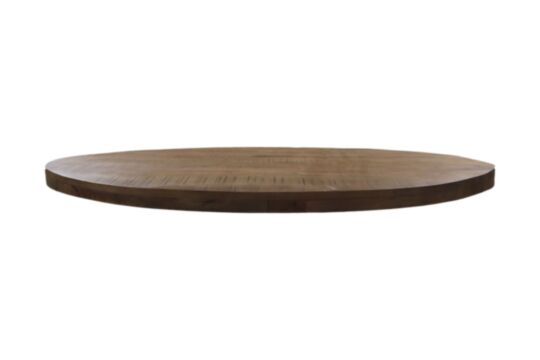 HSM Collection-Ovaal Salontafelblad-120x80x4,5-Naturel-Mango (BC-OT120)