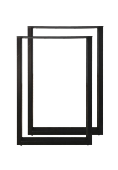 HSM Collection-Bartafelpoot Model U S/2-70x10x104-Zwart-Metaal (MAE-10089)