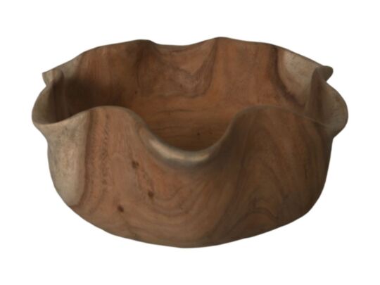 HSM Collection-Ronde Schaal -ø32x15-Naturel-Munggur (AA-FBS)
