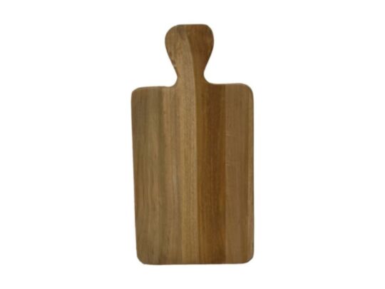 HSM Collection-Snijplank Met Handvat-40x20x2-Naturel-Teak (AMCB40)
