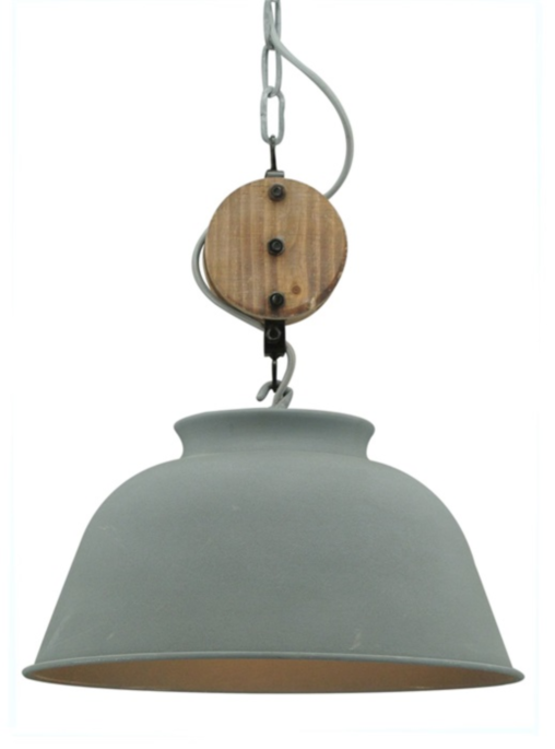 hanglamp braxton grey 42cm, H22cm