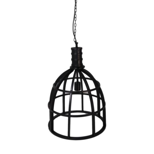 Hanglamp -  ø40x50 - zwart - metaal (AAO-1687BL)