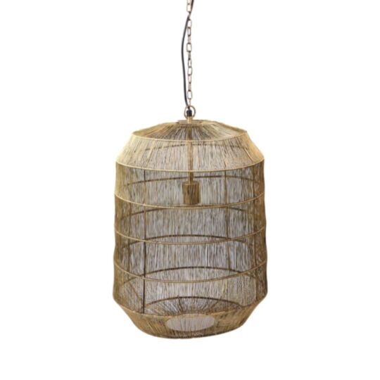 Hanglamp Marbella - ø40x61 - Goud - Metaal (AAO-1690)