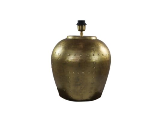 Tafellamp met nagels - 30x30x40 - Goud - Metaal (AL-30266GL)