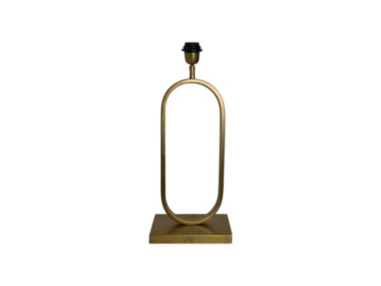 Tafellamp Ovaal - 22x15x55 - Goud - Metaal (AL-30276GL)