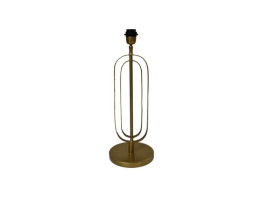 Tafellamp - 20x20x55 - Goud - Metaal (AL-30746)