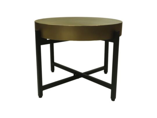 Salontafel - ø50x40- Goud/zwart - Metaal (AL-30837)