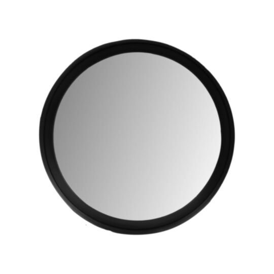 Wandspiegel Fletcher Rond - ø30 - zwart - Metaal/glas (AL-RWMM-BL)