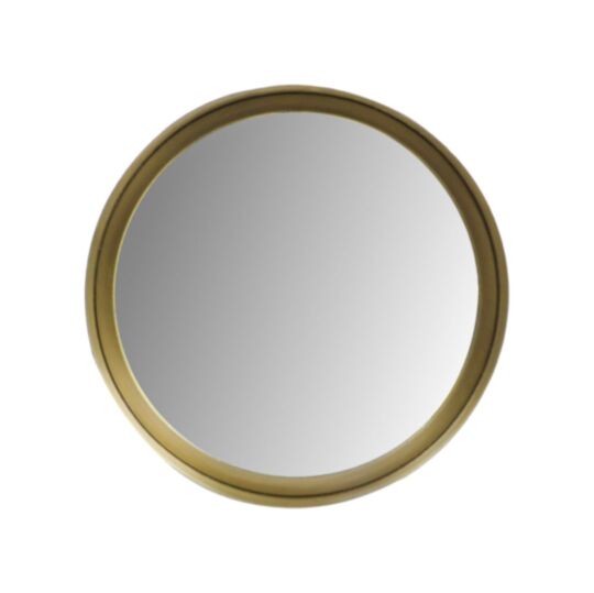 Wandspiegel Fletcher Rond - ø30 - antique gold - Metaal/glas (AL-RWMM)
