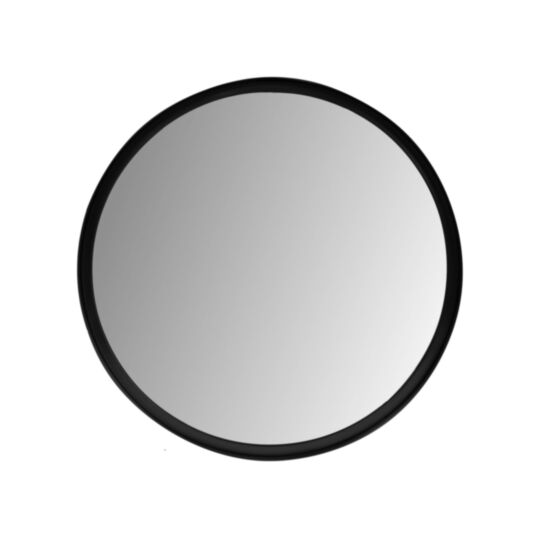 Wandspiegel Fletcher Rond - ø50 - zwart - Metaal/glas (AL-RWMXL-BL)