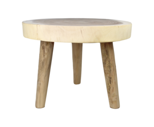 Bijzettafel - Rond - ø50 cm - Naturel - Munggur (SUCTR50)