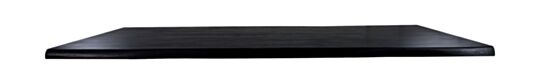 Rechthoekig tafelblad - 220x100x5 - Zwart - Acaciahout (AN-LWB220BL)