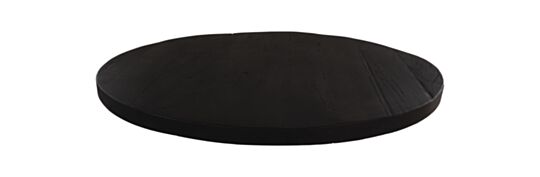 Rond tafelblad - ø150x5/5.5 - Zwart - Mangohout (AN-RRO150)