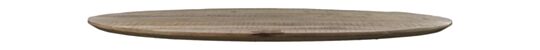Ovaal salontafelblad Bern - 220x120x3,5 - Naturel - Mangohout (AN-TTO220)