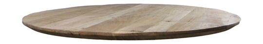 Rond tafelblad Bern -  ø140x3,5 - Naturel - Mangohout (AN-TTR140)
