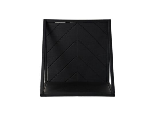 Wandplank Verona - 30x20x30 - Zwart - Mangohout/metaal (BC-WS30)