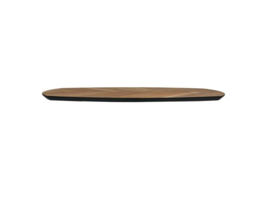 Tafelblad Fishbone Danish - 120x60x3 - Zwart - Eiken (CTF-DA120BL)