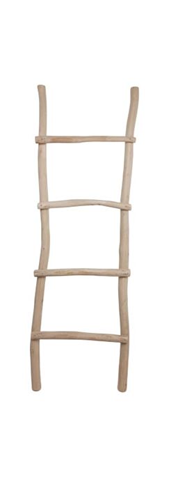 HSM Collection-Decoratieve Ladder -50x6x150-Naturel-Teak (AMTT150)