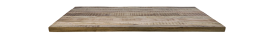 HSM Collection-Rechthoekig Tafelblad Portland -220x100x2,5+2,5-Naturel-Mango (AN-RCT220-5)