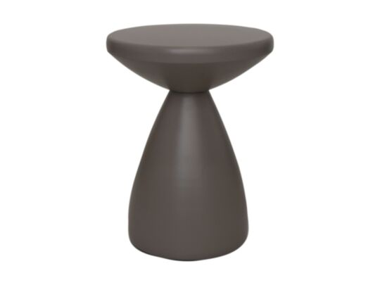 HSM Collection-Ronde Bijzettafel-ø36x48-Grijs-Metaal (AL-30992WGY)