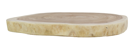 HSM Collection-Ovaal Tafelblad-120x80x8-Naturel-Munggur (SUTOP120)