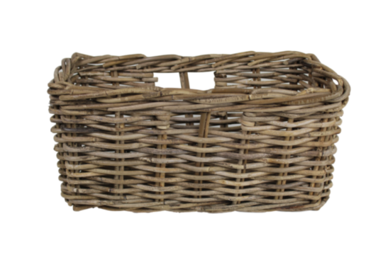 Opbergmand - 41x20x20 - Naturel - Rotan (HK283MAND)