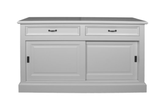 Dressoir Provence - 150x50x88 - Wit - Grenen (HM81RW)