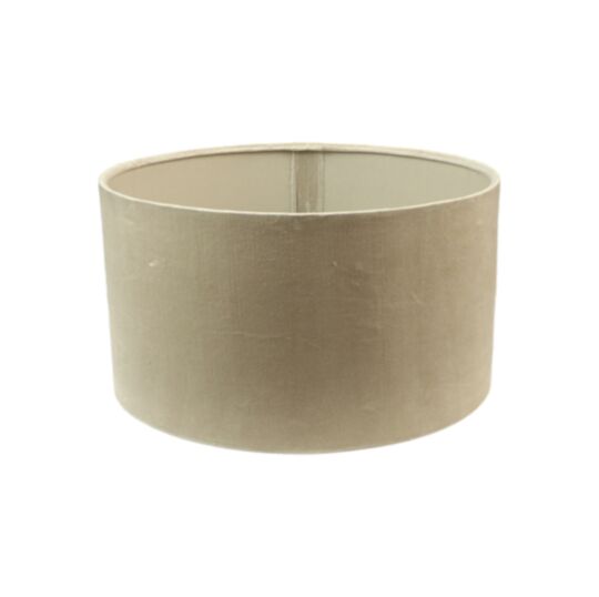 Ronde lampenkap - 25x25x18 - Warmgrijs - Velvet (IC-LR25WG)
