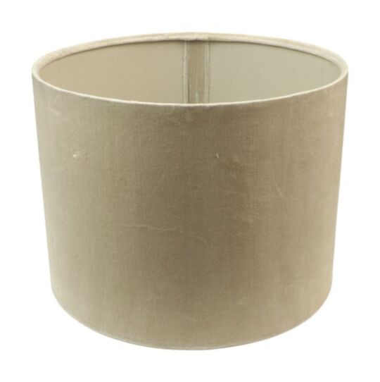 Ronde lampenkap - 32x32x24 - Warmgrijs - Velvet (IC-LR32WG)