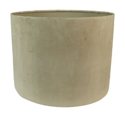 Ronde lampenkap - 42x42x32 - Warmgrijs - Velvet (IC-LR42WG)