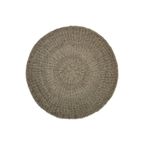 Vloerkleed - ø120 cm - raffia/zeegras - naturel (JR120NAT)