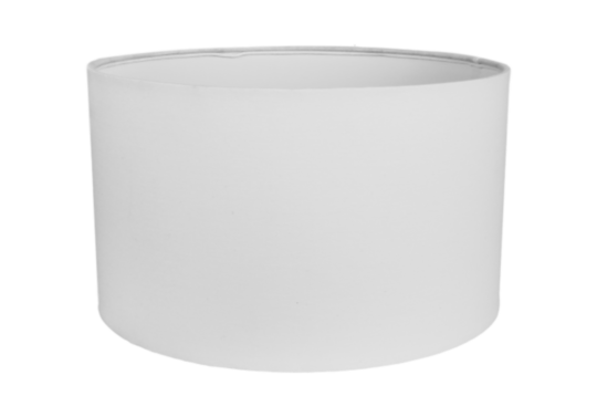 Ronde lampenkap voor Vloerlamp Nature - wit - linnen (KWR150)