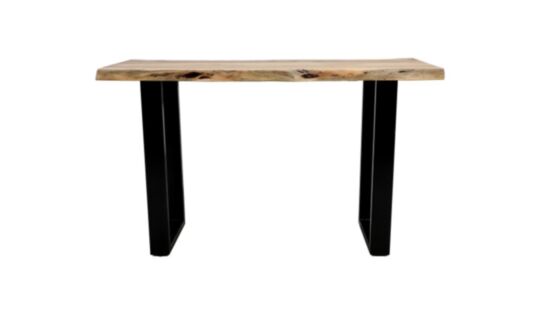 Sidetable SoHo - acacia/ijzer - powdercoated black (MC-CN120)