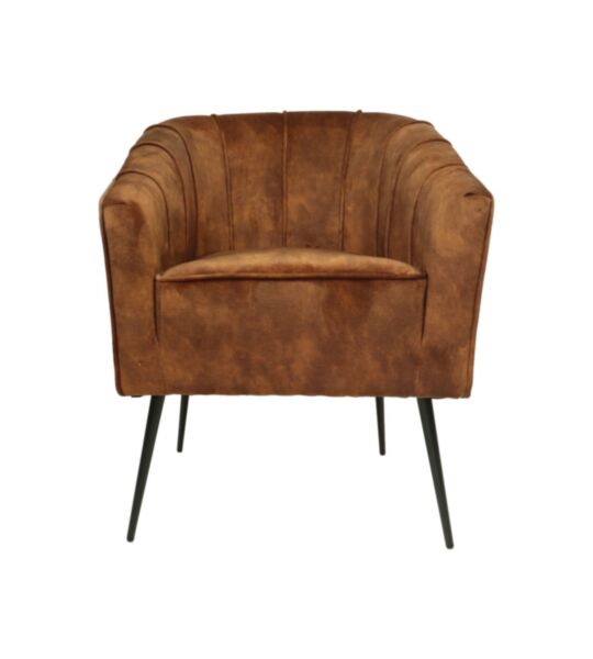 Eetkamerstoel Chester - 60x63x83 - Bruin/zwart - Adore 96 (MYAD6252BR)