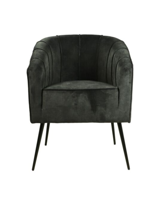 Eetkamerstoel Chester - 60x63x83 - Donkergrijs - Adore 29 (MYAD6252DG)