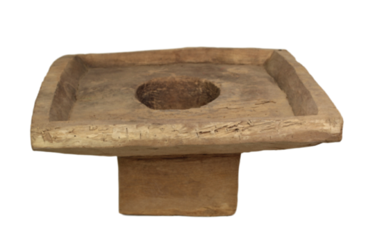 Decoratie Lumpang - teak (PA123)