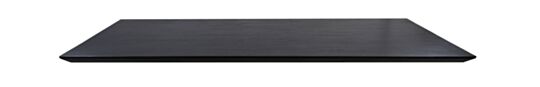 Rechthoekig tafelblad Zurich - 220x100x3,8 - Zwart - Acaciahout (RCTSE220BL)