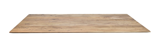 Rechthoekig tafelblad Zurich - 120x75x3,8 - Naturel - Acaciahout (RCTSE120)