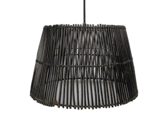 Hanglamp - ø33 cm - rotan - black wash (RHL33BW)