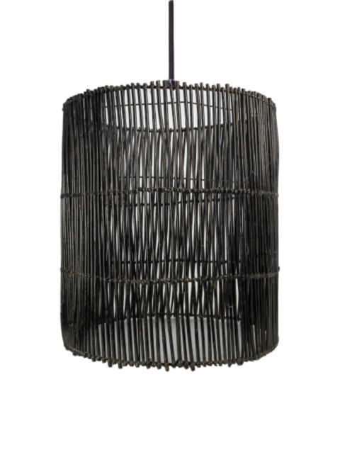 Hanglamp - ø50 cm - rotan - black wash (RHL52BW)