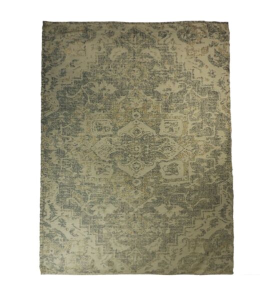 Vloerkleed Vintage - 120x180 - Blauw/grijs/groen - Polyester (RUG-22A)