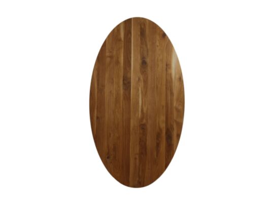 Ovaal tafelblad - 220x110x4 - Naturel - Eiken (TTS-OV220)
