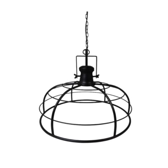 Hanglamp Crown - ø60x43 - Powder coated black - Ijzer (AAO-1608)