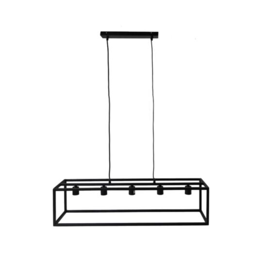 Hanglamp Fremont - 100x25 - Zwart - Metaal (AAO-1658)