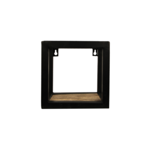 Wandbox Levels - 20x20 cm - mangohout/ijzer (MAN-BOX2020)
