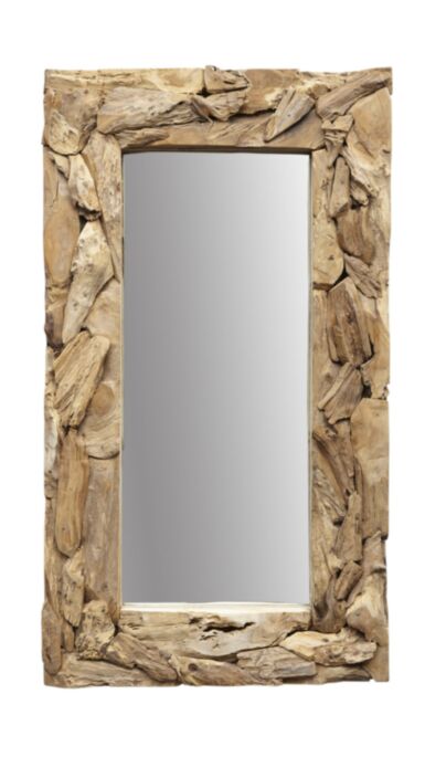 Wandspiegel Root - 160x90 cm - teak wortelhout (MTR160)