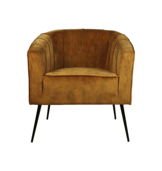 Fauteuil Chester - 72x71x80 - Goud - Adore 14 (MYAD6239GLD)