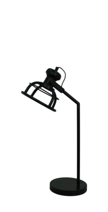 Tafellamp Crown - 20x20x48 - Gepoedercoat zwart - Metaal (SH-TLCROWN)